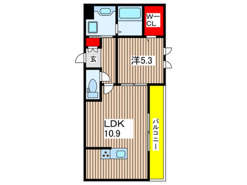 間取図 メゾンボヌール大町