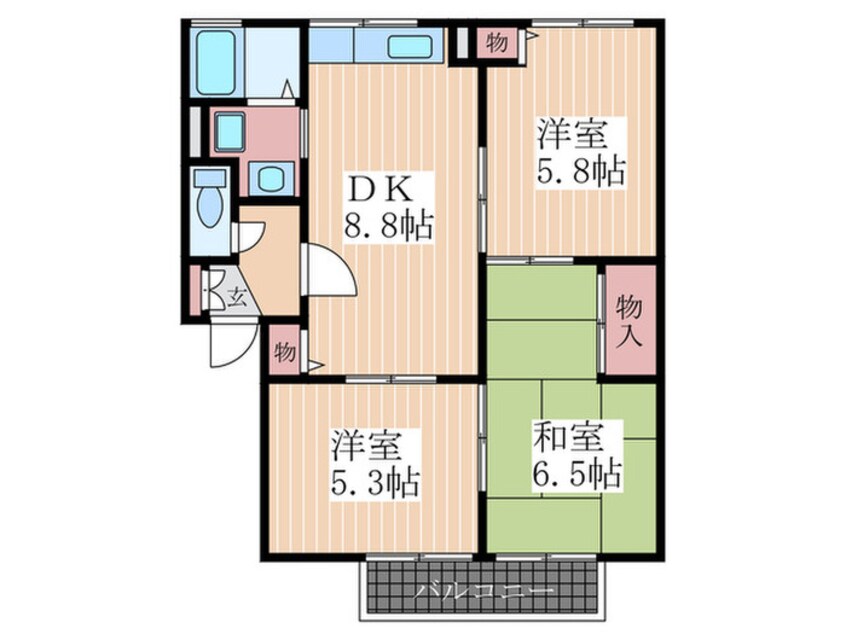 間取図 パストラル