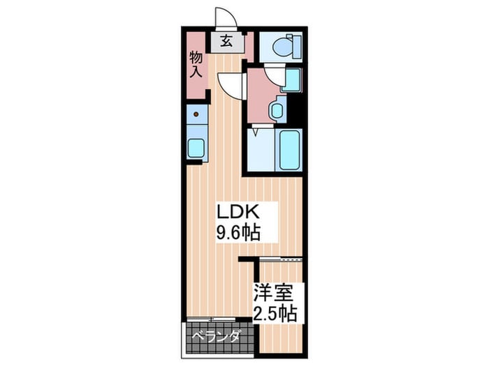間取り図 Ｍ Ｔｅｒｒａｃｅ江波二本松