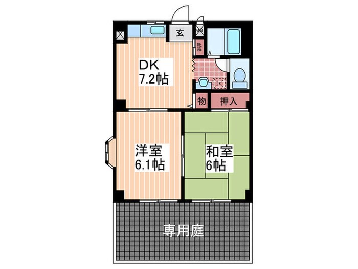 間取り図 フォブ－ル高下