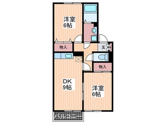 間取図 セジュール荒谷川　Ⅱ