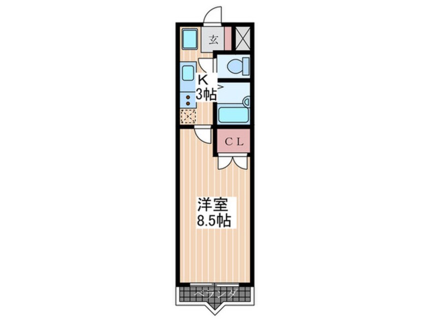 間取図 コンフォート祇園