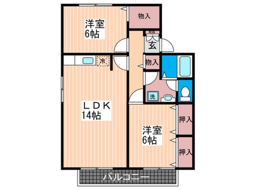 間取図 グランドハイツ高野