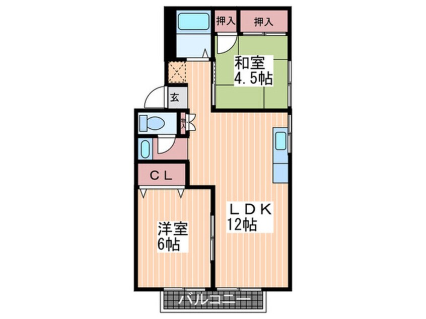 間取図 プレジール高広