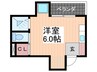 ポエム大宮 1Rの間取り