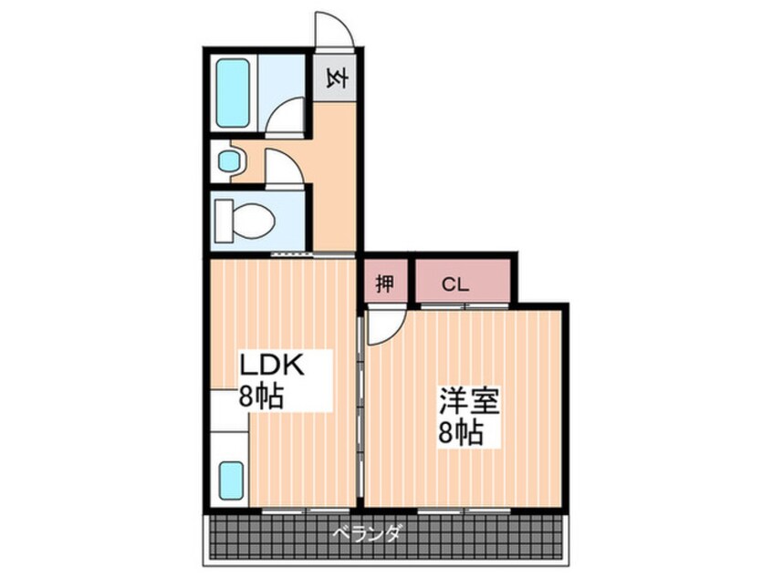 間取図 市川ビル