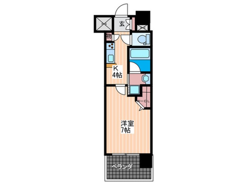 間取図 ステイサム舟入中町