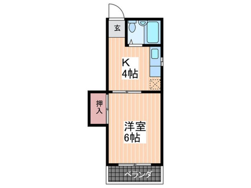 間取図 ハイム下古田