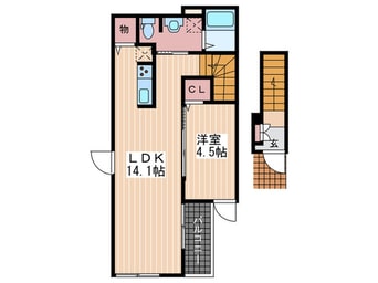 間取図 リベーラ楽々園