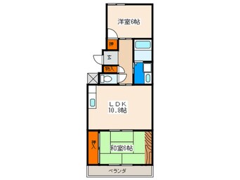 間取図 Ｎ-１ビル