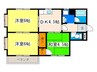 メゾン三篠 3DKの間取り