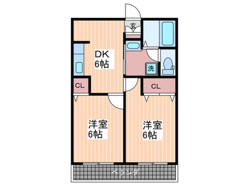 間取図 中広ハイム