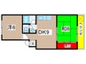 小松ビル 2DKの間取り