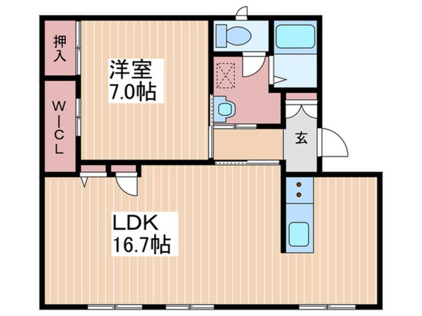 間取図 ファミール中村