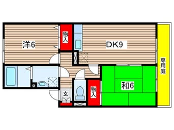間取図 エスポワールタガワ　Ⅱ