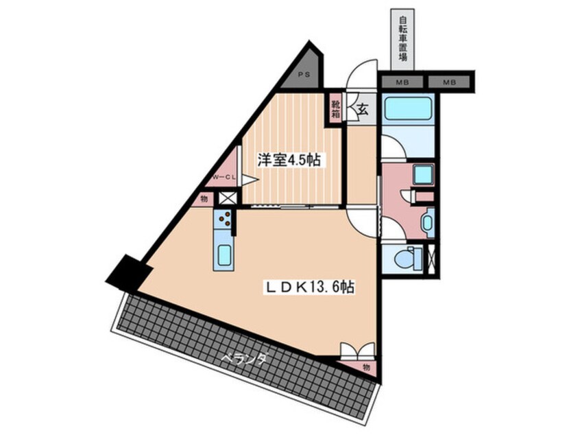 間取図 ルーセント石崎