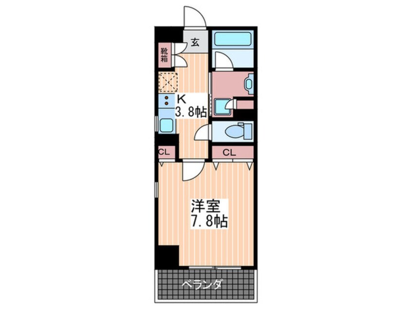 間取図 ルーセント石崎