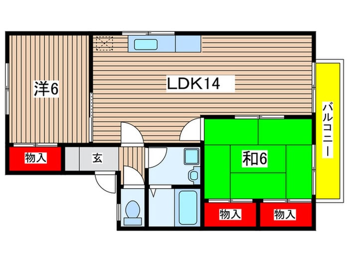 間取り図 クレエルＫ　Ａ棟