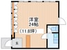 もみじルーム 1Rの間取り