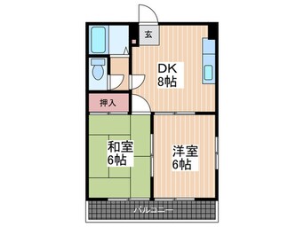 間取図 第２田中ビル