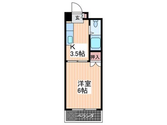 間取図 第２田中ビル