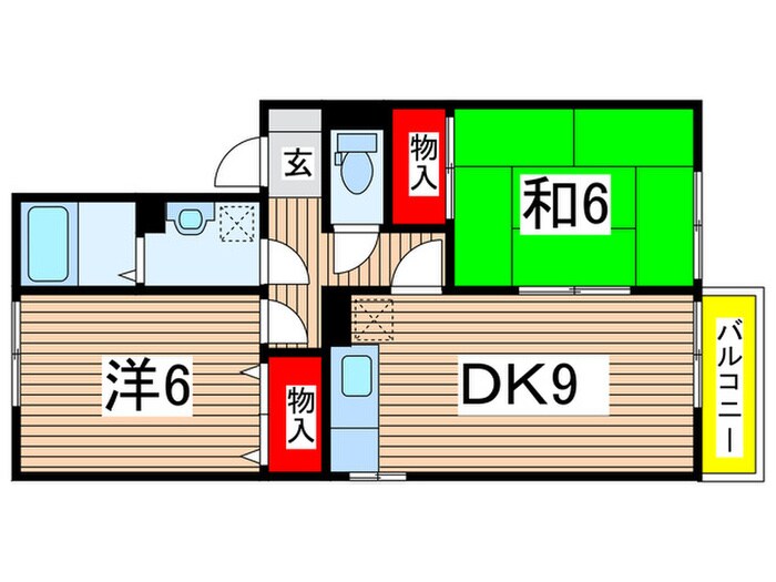 間取り図 セジュールＳ