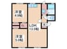 サンローゼ 2LDKの間取り