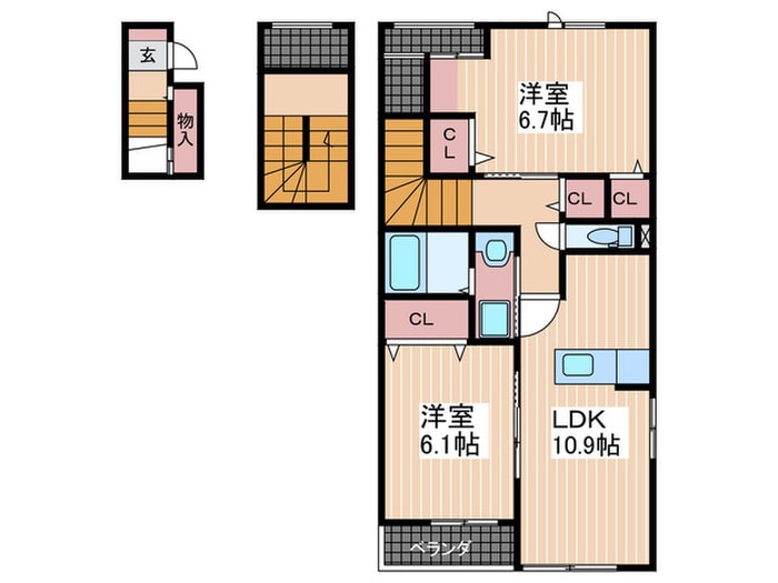 間取り図 クラール