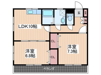 間取図 クレストール