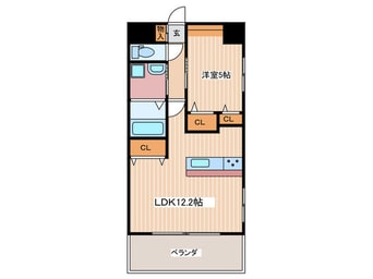 間取図 ヴェルマーレ中広Ⅱ