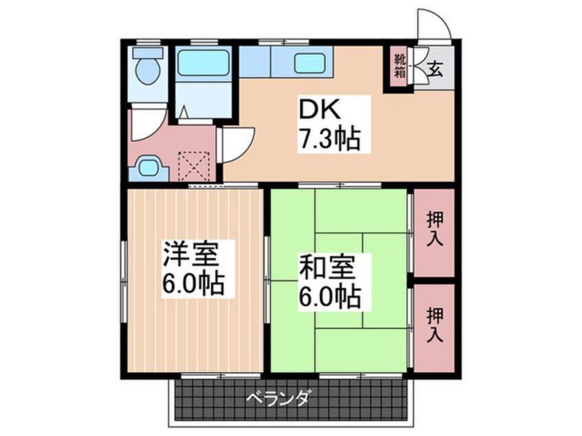 間取図 メゾン花上