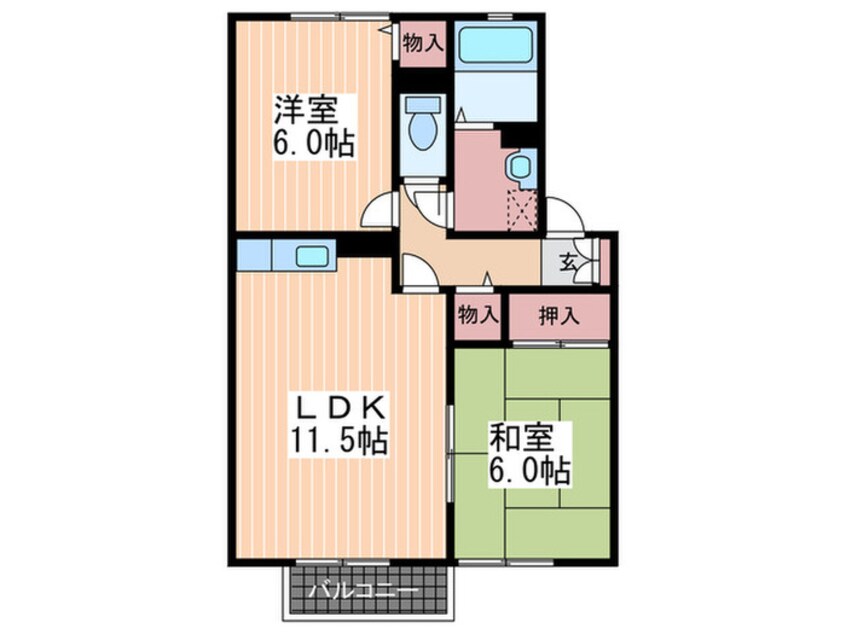 間取図 Ｃａｍｅｌｌｉａ