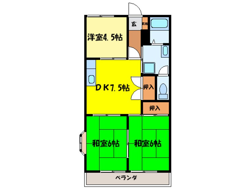 間取図 ソフィアコート古江西町