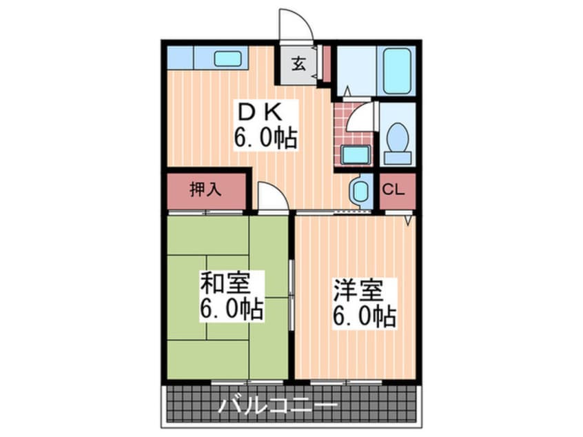 間取図 セラーノ井手