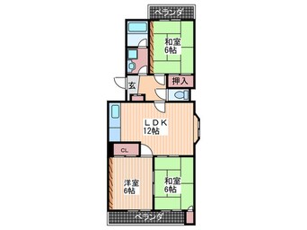間取図 五日市ロイヤルハイツ