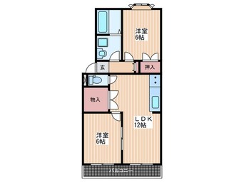 間取図 ベルコーポ