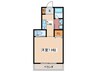 RIDERE己斐中 1Kの間取り