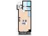 アクアコ－ト宇品 1Rの間取り