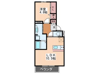 間取図 セジュール庚午北ヒルズ