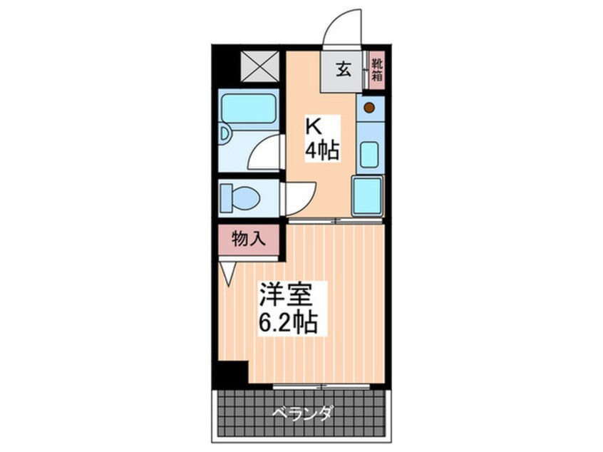 間取図 ル－ビンス観音ビル