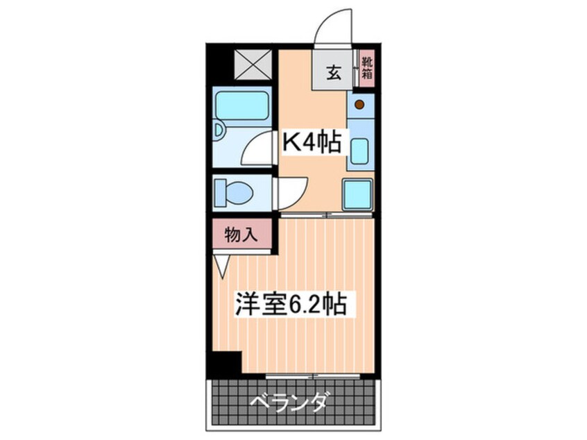 間取図 ル－ビンス観音ビル