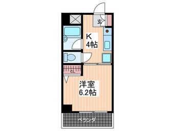 間取図 ル－ビンス観音ビル