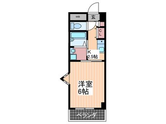 間取図 第２中村ビル