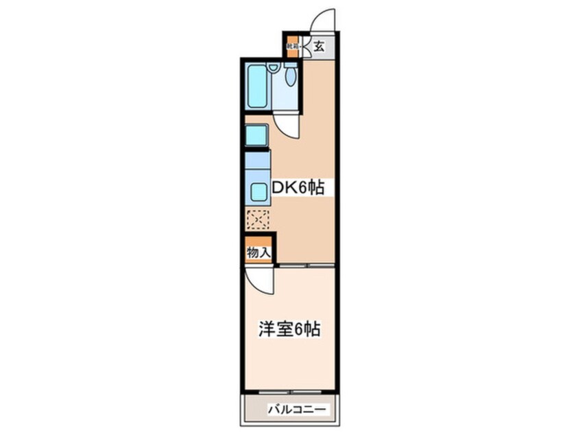 間取図 コ－ポいけぐち