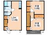 シャレーほんどう　壱番館 2LDKの間取り