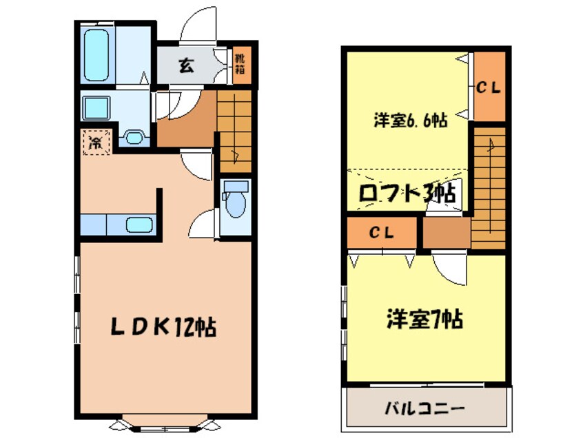 間取図 カスティ－ジョ