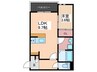 ラグーナ地御前 1LDKの間取り