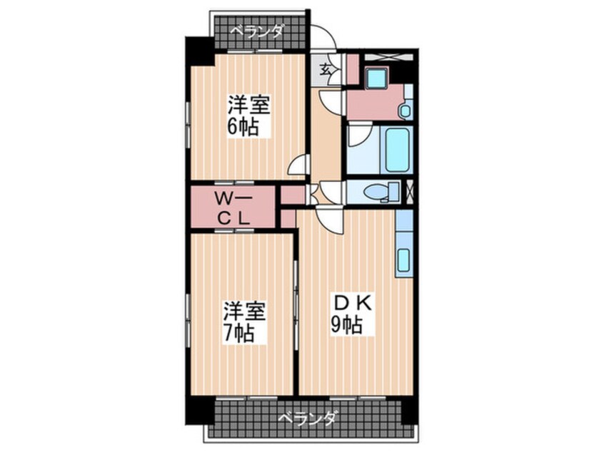 間取図 グレイスコ－ト仁保新町