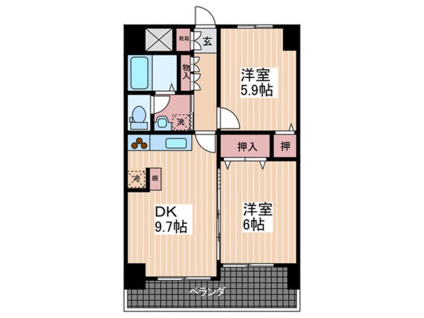 間取図 リブレストⅠ