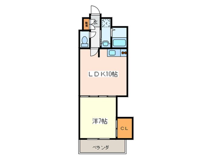 間取り図 ベルパッソ平和公園